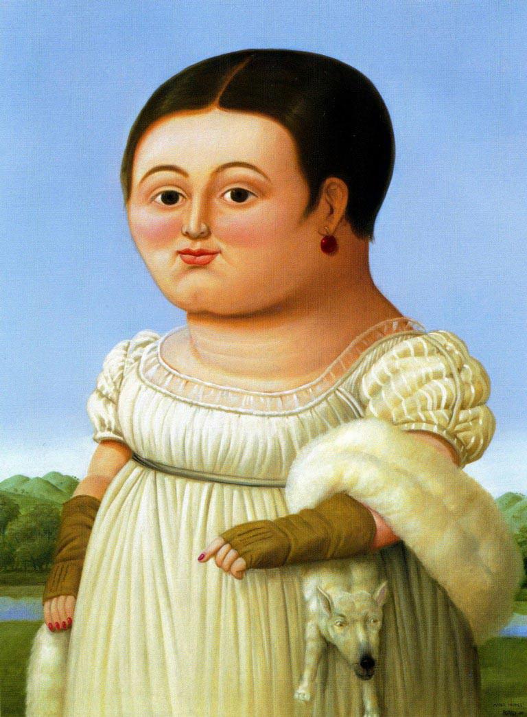 portrait inconnu Fernando Botero Peintures à l'huile